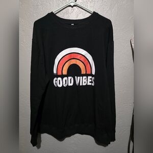 Womens Sweatshirt Good Vibes 2xl